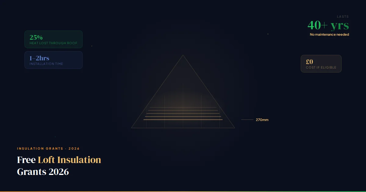 Free Loft Insulation Grants 2026: Who Qualifies & How to Apply